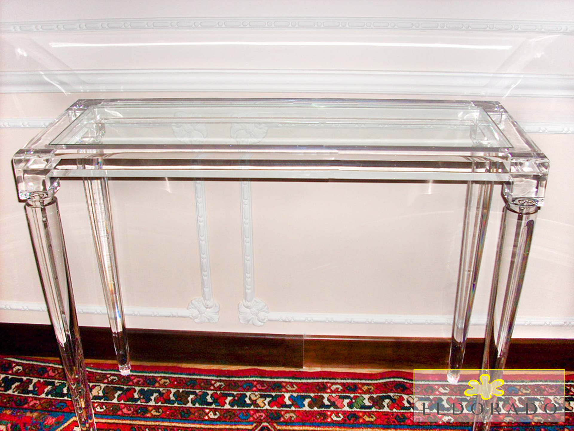 Consolle plexiglass IMPERO cm 115 x 40 h 90